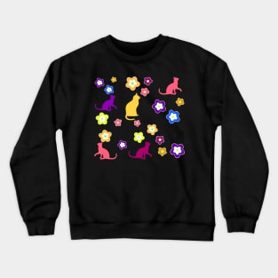 Cat Gifts for Cat Lovers Crewneck Sweatshirt